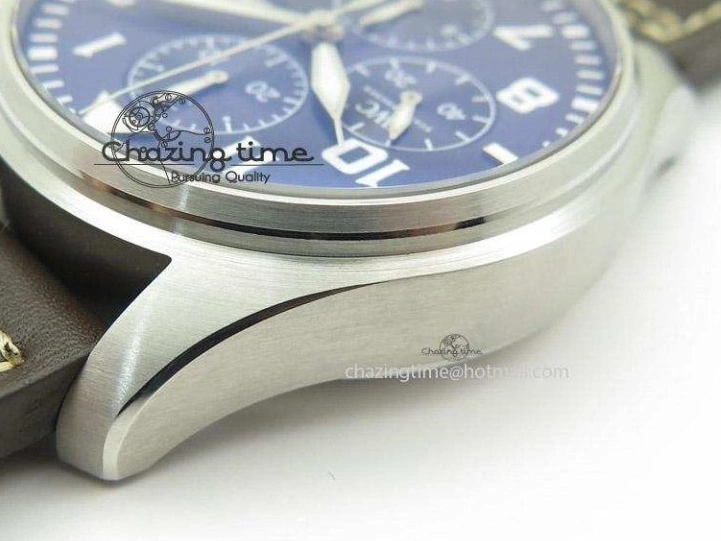 MIROTIME 0508 Pilot Chrono 377706 “Le Petit Prince” V6F Best Edition Blue Dial on Brown Leather Strap A Colorful 7387